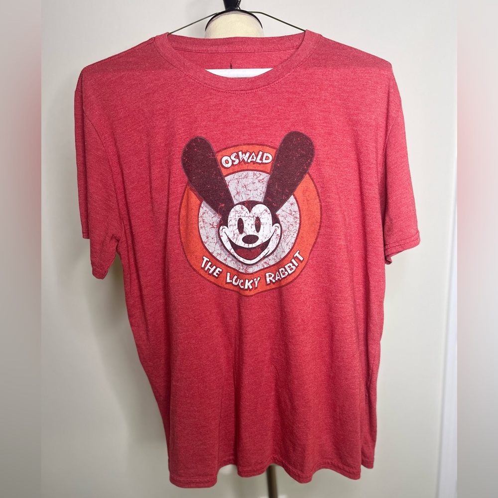 DISNEY vintage Oswald lucky rabbit tee - jersey cotton feel - short sleeve